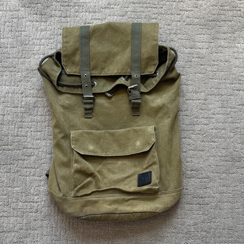 Vans Khaki Canvas Backpack